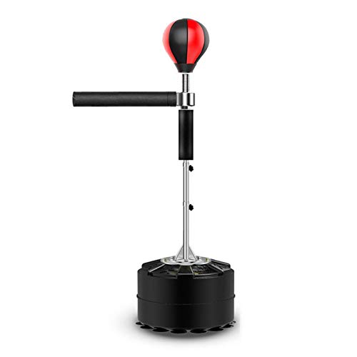 Wisson Saco de Boxeo Independiente con Soporte Pesado con Barra Reflectante de 360 °, Bola de Velocidad de Boxeo Ajustable y Duradera, Barra giratoria portátil de Entrenamiento para Adultos y niños Wisson Saco de Boxeo Independiente con Soporte Pesado con Barra Reflectante de 360 °, Bola de Velocidad de Boxeo Ajustable y Duradera, Barra giratoria portátil de Entrenamiento para Adultos y niños