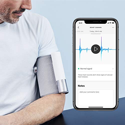 Withings Bpm Core - Tensiómetro inteligente con Electrocardiograma y Estetoscopio digital, Gris Withings Bpm Core - Tensiómetro inteligente con Electrocardiograma y Estetoscopio digital, Gris