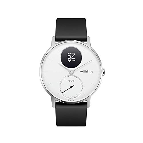 Withings Steel HR Reloj Inteligente, Unisex Adult, Blanco (Blanco y Negro), 36 mm