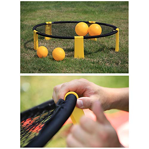 Wizsoula Spike Juego De Pelota De Batalla, Juego De Voleibol De Rebote, Juego Combinado De Pelota De Salto De Playa, Juego De Pelota De Voleibol Spike Battle, para Césped Y Patio Trasero