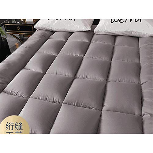 WJXBoos Hotel Acolchado Futón Cubre Colchón, Japonés Felpa Tatami Colchón Gruesas Anti-Slip Colchoneta De Dormir Suave Elástico Estera De Meditación-Gris 150x200cm(59x79inch) WJXBoos Hotel Acolchado Futón Cubre Colchón, Japonés Felpa Tatami Colchón Gruesas Anti-Slip Colchoneta De Dormir Suave Elástico Estera De Meditación-Gris 150x200cm(59x79inch)