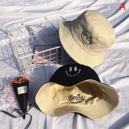 WKH Sombrero de Cubo Straberry de Doble Cara para Hombres y Mujeres,   Gorra de Cubo Hip Hop, Sombrero de Pescador, H, Talla única