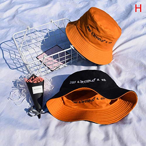 WKH Sombrero de Cubo Straberry de Doble Cara para Hombres y Mujeres, Gorra de Cubo Hip Hop, Sombrero de Pescador, H, Talla única WKH Sombrero de Cubo Straberry de Doble Cara para Hombres y Mujeres, Gorra de Cubo Hip Hop, Sombrero de Pescador, H, Talla única