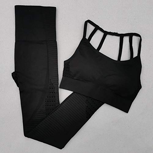 wksee Leggings Yoga Mujer Conjunto De Yoga Sin Costuras Ropa De Gimnasia para Mujer Ropa Deportiva Mujer Sujetador Deportivo con Tiras Y Push-Up Acolchado + Leggings De Gimnasio Trajes Deportivos wksee Leggings Yoga Mujer Conjunto De Yoga Sin Costuras Ropa De Gimnasia para Mujer Ropa Deportiva Mujer Sujetador Deportivo con Tiras Y Push-Up Acolchado + Leggings De Gimnasio Trajes Deportivos