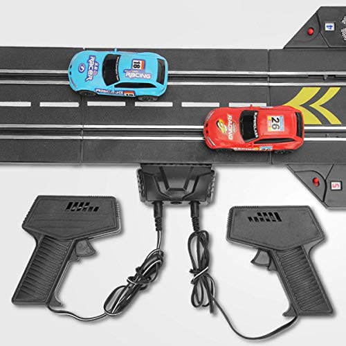 WLGQ 1:43 Escala Modelo Pista Carreras Carril Coche Ranura Coche 7.2M Pista de Empalme Boythday Presente Juguete Educativo para Garaje (Color: Eléctrico, Tamaño: 2 Autos) WLGQ 1:43 Escala Modelo Pista Carreras Carril Coche Ranura Coche 7.2M Pista de Empalme Boythday Presente Juguete Educativo para Garaje (Color: Eléctrico, Tamaño: 2 Autos)