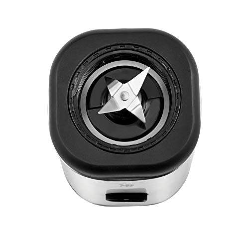 WMF Kult X Mix & Go Mini Batidora de Vaso Individual 300 W de 0.6 L de capacidad y 4 cuchillas alta calidad, exterior acero inoxidable de cromargan, depósito de TRITAN libre de BPA WMF Kult X Mix & Go Mini Batidora de Vaso Individual 300 W de 0.6 L de capacidad y 4 cuchillas alta calidad, exterior acero inoxidable de cromargan, depósito de TRITAN libre de BPA