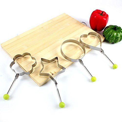 WMFL - Molde de Cocina de Acero Inoxidable para Huevos fritos, Tortitas, Chocolates, Caramelos, Galletas, Frutas congeladas WMFL - Molde de Cocina de Acero Inoxidable para Huevos fritos, Tortitas, Chocolates, Caramelos, Galletas, Frutas congeladas