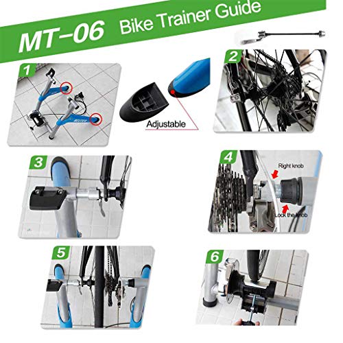 WMQ Bicicleta de Ejercicios de Interior para autocares, Auto de Resistencia para autocares, Bicicleta de montaña para autocares de Carretera, autocar de Ruedas de 26 a 28 Pulgadas