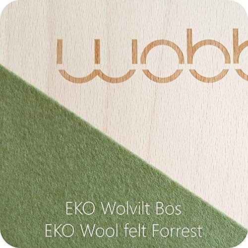 Wobbel Original barnizado bosque de fieltro