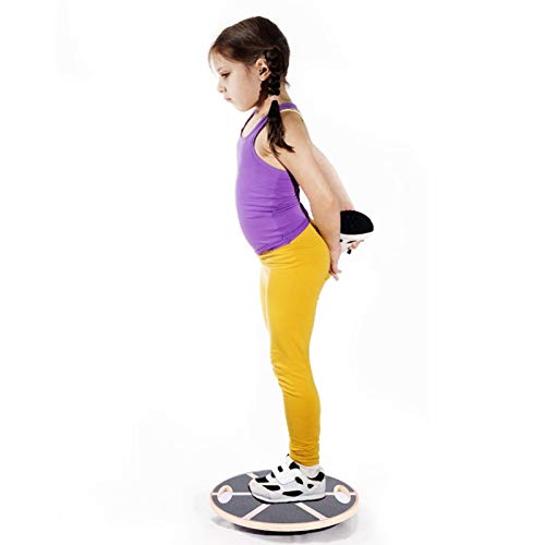 Wobble Balance Board - Entrenador de estabilidad de equilibrio de ejercicio para fisioterapia, con mango para entrenamiento Core Trainer fisioterapia y gimnasio para niños y adultos