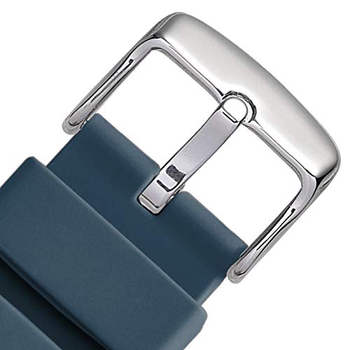 WOCCI Silicona Correa Reloj 20mm con Hebilla de Acero Inoxidable, Liberación Rápida y Unisex (Azul Oscuro) WOCCI Silicona Correa Reloj 20mm con Hebilla de Acero Inoxidable, Liberación Rápida y Unisex (Azul Oscuro)