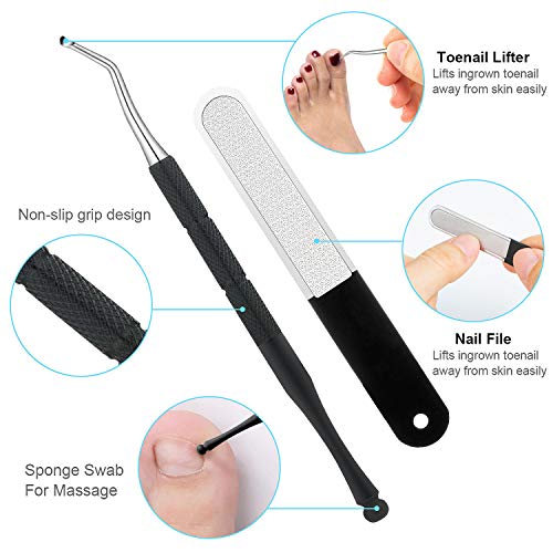 Wodasi Alicates Cortaúñas Profesional 5 en 1, Alicates Uñas Pies, Cortauñas Pies Profesionales, Pinzas para Uñas Gruesas y Duras, Manicura Cortaúñas Kit Profesional con Caja de Almacenaje Wodasi Alicates Cortaúñas Profesional 5 en 1, Alicates Uñas Pies, Cortauñas Pies Profesionales, Pinzas para Uñas Gruesas y Duras, Manicura Cortaúñas Kit Profesional con Caja de Almacenaje