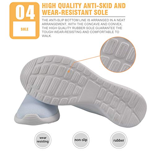 Woisttop Bear Doctor White Zapatillas Planas para Correr para Mujeres Hombres Zapatillas Deportivas para Caminar