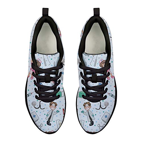 Woisttop Doctor Nurse Print Zapatillas de Deporte de Moda para Mujer para Hombre, para Mujer, para Correr, Zapatillas Deportivas Woisttop Doctor Nurse Print Zapatillas de Deporte de Moda para Mujer para Hombre, para Mujer, para Correr, Zapatillas Deportivas