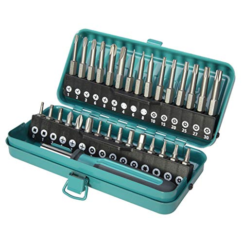 Wolfcraft 1386000 - Caja de puntas de seguridad combinadas, 31 pzas. en caja metálica. Puntas 25 mm: hembra cuadrada interior, Phillips, hexágono interior con agujero, Torx con agujero; Puntas 50 mm: Tri-Wing, Torq, Spanner, Torx con agujero; destornillad Wolfcraft 1386000 - Caja de puntas de seguridad combinadas, 31 pzas. en caja metálica. Puntas 25 mm: hembra cuadrada interior, Phillips, hexágono interior con agujero, Torx con agujero; Puntas 50 mm: Tri-Wing, Torq, Spanner, Torx con agujero; destornillad