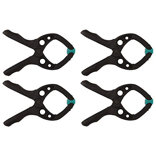 Wolfcraft 3432000 - Microfix - pinzas con resorte 30 mm, 4 unidades