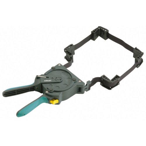 Wolfcraft 3681000 - Tensor de cinta de carraca monomanual, con 4 mordazas, multicolor, 5m Wolfcraft 3681000 - Tensor de cinta de carraca monomanual, con 4 mordazas, multicolor, 5m