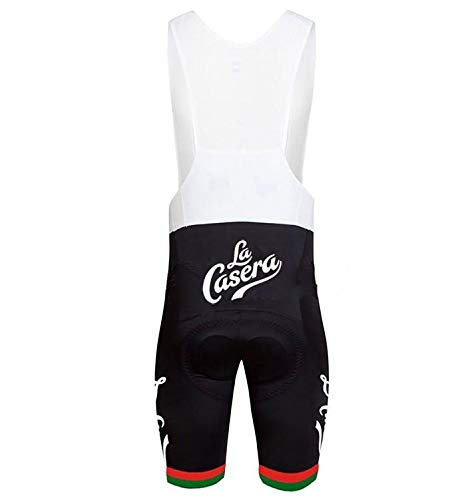 WOLFIRE WF Traje de Ciclismo para Hombre de Equipos. Culotte y Maillot. con 5D Gel Pad. para MTB, Spinning, Bicicleta de Carretera (La casera, S)