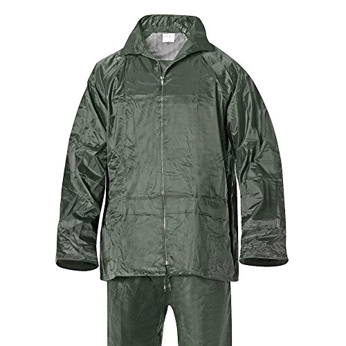 Wolfpack 15010028 Traje de Agua Impermeable Verde Nylon Talla 9-XXL