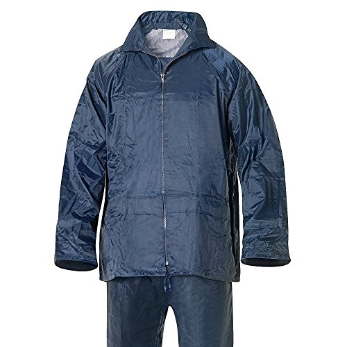 WOLFPACK LINEA PROFESIONAL 15010014 Traje de Agua Impermeable Azul Nylon Talla 6-M WOLFPACK LINEA PROFESIONAL 15010014 Traje de Agua Impermeable Azul Nylon Talla 6-M