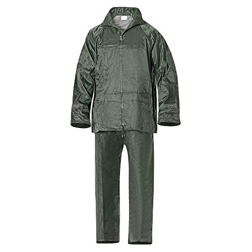 WOLFPACK LINEA PROFESIONAL 15010027 Traje de Agua Impermeable Verde Nylon Talla 8-XL WOLFPACK LINEA PROFESIONAL 15010027 Traje de Agua Impermeable Verde Nylon Talla 8-XL
