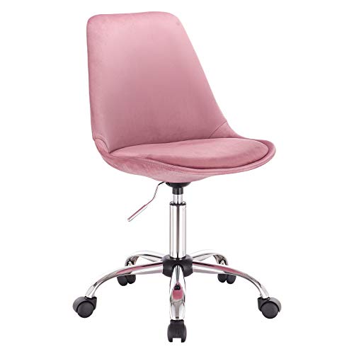 WOLTU 1x Silla de Escritorio Terciopelo Silla de Oficina con Ruedas Silla de Ordenador Silla Giratoria de Oficina Altura Ajustable Taburete de Trabajo Silla de Trabajo Rosa WOLTU 1x Silla de Escritorio Terciopelo Silla de Oficina con Ruedas Silla de Ordenador Silla Giratoria de Oficina Altura Ajustable Taburete de Trabajo Silla de Trabajo Rosa