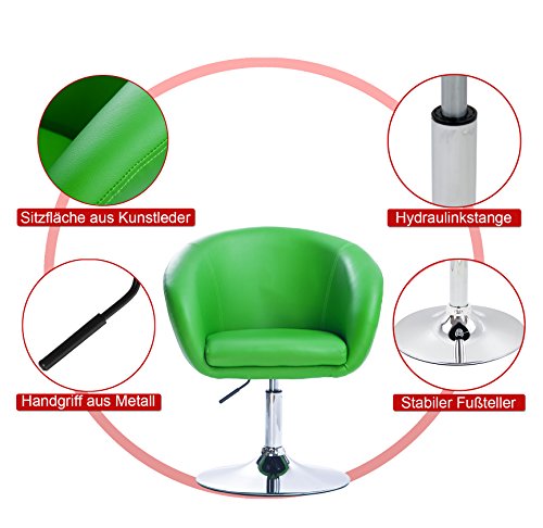 WOLTU 1x Taburete de Bar Altura Ajustable Acero Cromado, Cuero Sintético Taburete bajo Sillas Bar Taburete Peluquería Silla de Escritorio Blanco BH24ws-1 WOLTU 1x Taburete de Bar Altura Ajustable Acero Cromado, Cuero Sintético Taburete bajo Sillas Bar Taburete Peluquería Silla de Escritorio Blanco BH24ws-1