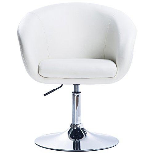 WOLTU 1x Taburete de Bar Altura Ajustable Acero Cromado, Cuero Sintético Taburete bajo Sillas Bar Taburete Peluquería Silla de Escritorio Blanco BH24ws-1 WOLTU 1x Taburete de Bar Altura Ajustable Acero Cromado, Cuero Sintético Taburete bajo Sillas Bar Taburete Peluquería Silla de Escritorio Blanco BH24ws-1