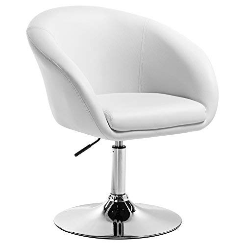 WOLTU 1x Taburete de Bar Altura Ajustable Acero Cromado, Cuero Sintético Taburete bajo Sillas Bar Taburete Peluquería Silla de Escritorio Blanco BH24ws-1 WOLTU 1x Taburete de Bar Altura Ajustable Acero Cromado, Cuero Sintético Taburete bajo Sillas Bar Taburete Peluquería Silla de Escritorio Blanco BH24ws-1
