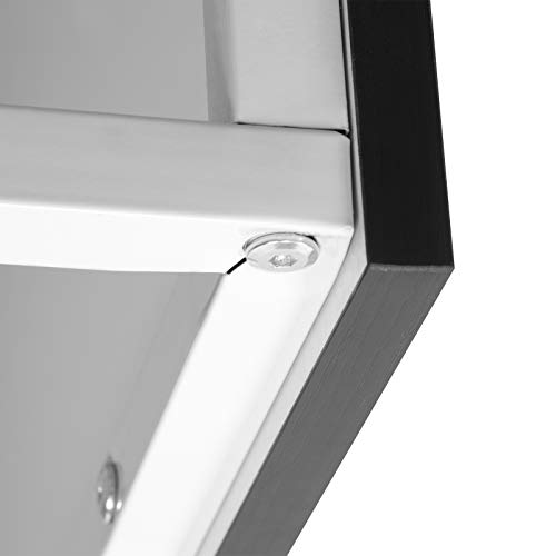WOLTU Escritorio de Computadora Muebles de Oficina Mesa de PC Mesa de Oficina Ordenador con Diseño Industrial, Madera y Acero 120x60x70cm Negro+Blanco TSB08sz WOLTU Escritorio de Computadora Muebles de Oficina Mesa de PC Mesa de Oficina Ordenador con Diseño Industrial, Madera y Acero 120x60x70cm Negro+Blanco TSB08sz