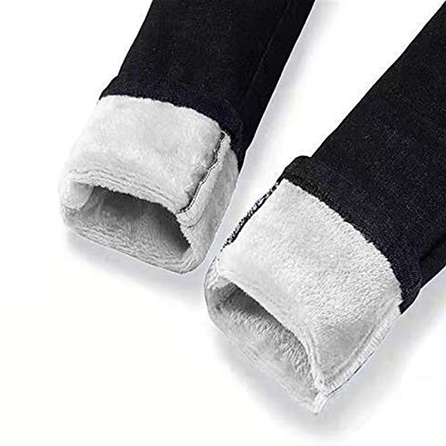 Womens Winter Fleece Lined Stretchy Jeggings High Waisted Skinny,Fleece Lined Slim Stretch Warm Jeggings,High-Waist Women Cold Winter Warm Leggings (Black, 32) Womens Winter Fleece Lined Stretchy Jeggings High Waisted Skinny,Fleece Lined Slim Stretch Warm Jeggings,High-Waist Women Cold Winter Warm Leggings (Black, 32)