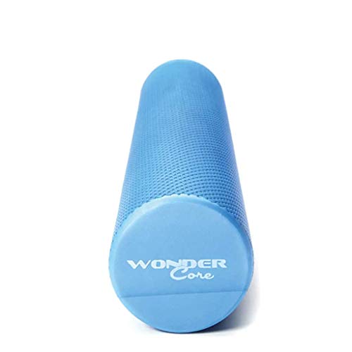 Wonder Core Rulo Espuma Azul Rodillo Masaje Muscular Entrenamiento Musculación