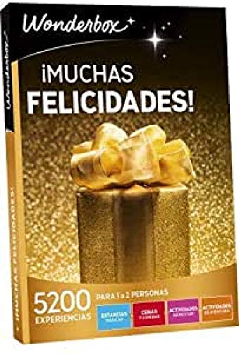 WONDERBOX Caja Regalo -¡Muchas FELICIDADES!- 5.200 Actividades para Dos Personas