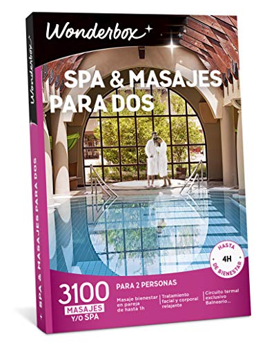 WONDERBOX Caja Regalo para Dos - SPA & MASAJES para Dos - 3.100 experiencias para Dos Personas WONDERBOX Caja Regalo para Dos - SPA & MASAJES para Dos - 3.100 experiencias para Dos Personas