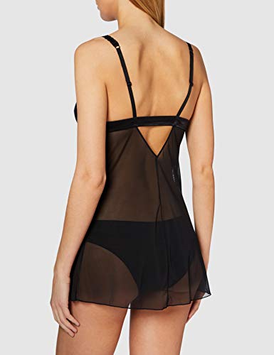 Wonderbra Nuisette Salto de Cama, Noir (Noir), S para Mujer