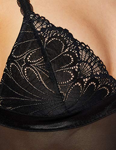 Wonderbra Nuisette Salto de Cama, Noir (Noir), S para Mujer