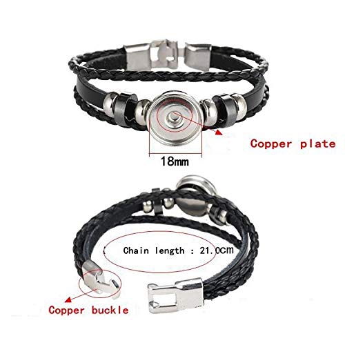 WONS Pulsera,Vendimia Multicapa Tejido Aleaciones Pulsera,Fútbol Tema Esposas por Hombres Mujer Moda Decoraciones/Bulgaria/Adjustable