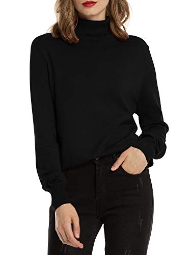 Woolen Bloom Jersey Cuello Alto Camiseta Manga Larga Sueter Invierno Jersey Basico Suelto Jerseys Camisa Tops Pull-Over SuƩter Mujer Primavera OtoƱo Woolen Bloom Jersey Cuello Alto Camiseta Manga Larga Sueter Invierno Jersey Basico Suelto Jerseys Camisa Tops Pull-Over SuƩter Mujer Primavera OtoƱo