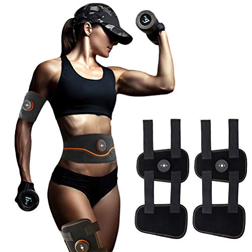 Woorea Estimulador Muscular EMS Glúteos inalámbricos Entrenador de Cadera Vientre Estimulador ABS Fitness Body Massager Adelgazante