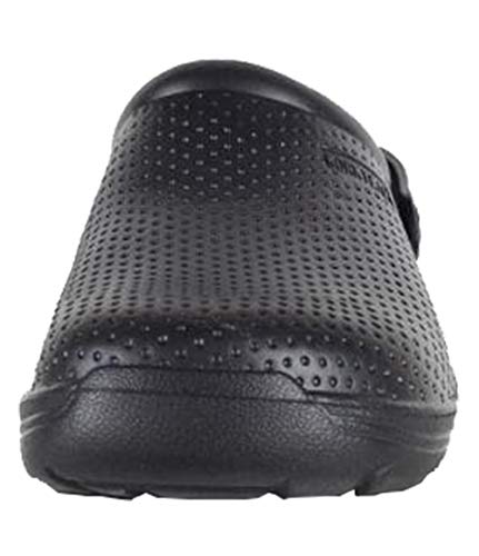 Work Team Zueco EVA Unisex. Ultraligero, ergonómico. Anatómico, con Cámara ortopédica, Suave para los pies. Hombre Negro 40/41 Work Team Zueco EVA Unisex. Ultraligero, ergonómico. Anatómico, con Cámara ortopédica, Suave para los pies. Hombre Negro 40/41