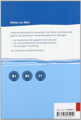 WORTER ZUR WAHL NE: Wortschatzübungen. Deutsch als Fremdsprache WORTER ZUR WAHL NE: Wortschatzübungen. Deutsch als Fremdsprache
