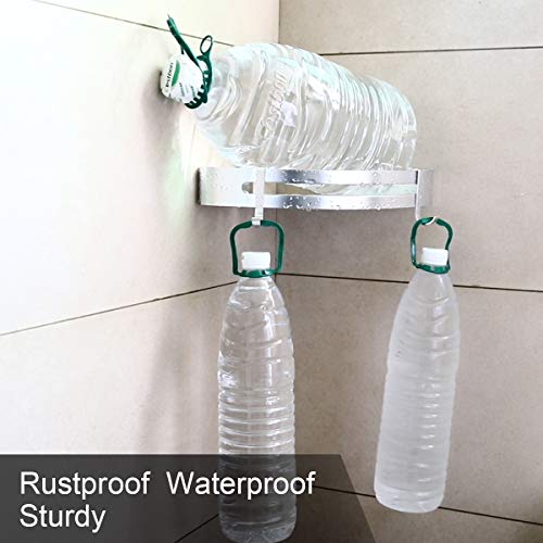 WOSTOO EstanterĆa de Esquina para BaƱo,EstanterĆa Ducha sin Perforaciones Aluminio Estanteria BaƱo Ducha con 2 Ganchos Accesorios de BaƱo y Cocina -2 piezas WOSTOO EstanterĆa de Esquina para BaƱo,EstanterĆa Ducha sin Perforaciones Aluminio Estanteria BaƱo Ducha con 2 Ganchos Accesorios de BaƱo y Cocina -2 piezas