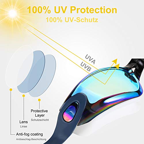 WOTEK Gafas de Natacion,Anti-vaho HD y Anti-UV Sin Fugas Gafas Natacion,Set con Puente Nasal Desmontable,Gafas Buceo de Protección para Hombres, Apto para Todo Tipo de Deportes Acuáticos WOTEK Gafas de Natacion,Anti-vaho HD y Anti-UV Sin Fugas Gafas Natacion,Set con Puente Nasal Desmontable,Gafas Buceo de Protección para Hombres, Apto para Todo Tipo de Deportes Acuáticos