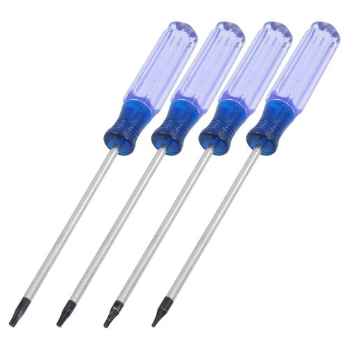 WOVELOT 4 x Juego de Destornillador Magnetico T5 T6 T7 T8 Torx Mango Antideslizante