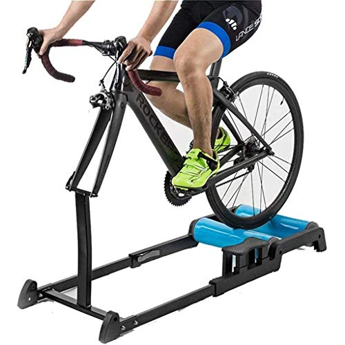 woyaochudan Bicicleta de Carretera Bicicleta Fitness Interior Interior Entrenador Rodillo Plegable Ajustable para montaña