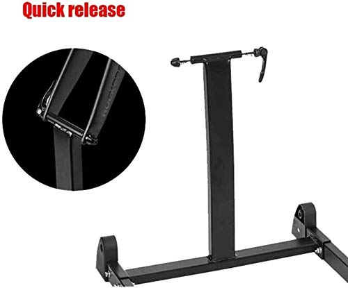 woyaochudan Bicicleta Turbo Trainer, Bicicleta de Carretera Bicicleta Fitness Interior Interior Entrenador Rodillo Plegable Ajustable para Montaña