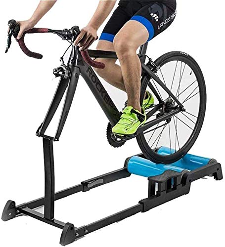 woyaochudan Bicicleta Turbo Trainer, Bicicleta de Carretera Bicicleta Fitness Interior Interior Entrenador Rodillo Plegable Ajustable para Montaña