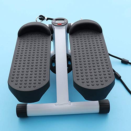 woyaochudan Máquina de Adelgazamiento Multifunción Mini Bicicleta de Ejercicio Steppers Máquinas para Correr Gimnasio en casa Pedal Ejercitador de Interior con Correa de Mano