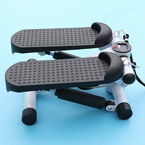 woyaochudan Máquina de Adelgazamiento Multifunción Mini Bicicleta de Ejercicio Steppers Máquinas para Correr Gimnasio en casa Pedal Ejercitador de Interior con Correa de Mano