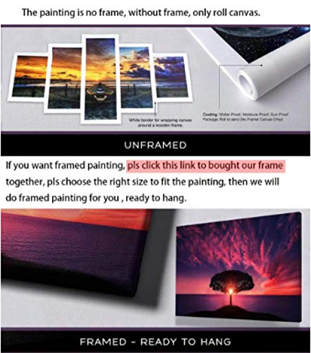WPQL Imágenes de Paisaje de impresión Moderna decoración de Pared Dormitorio de casa 5 Piezas Pinturas de Lienzo modulares de Cascada de árbol Verde WPQL Imágenes de Paisaje de impresión Moderna decoración de Pared Dormitorio de casa 5 Piezas Pinturas de Lienzo modulares de Cascada de árbol Verde